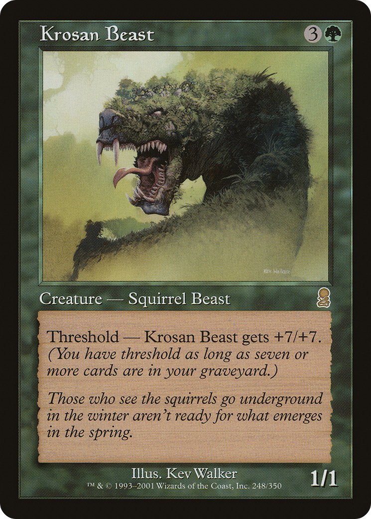 Krosan Beast (ODY-248) - Odyssey Foil
