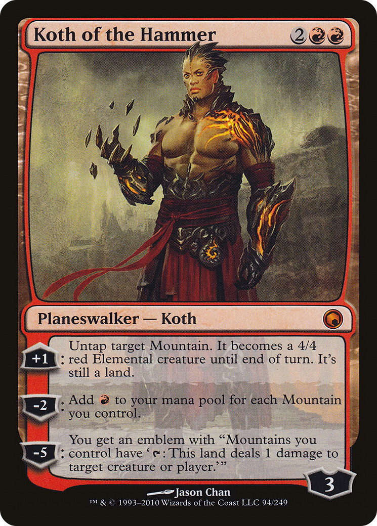Koth of the Hammer (SOM-094) - Scars of Mirrodin Foil