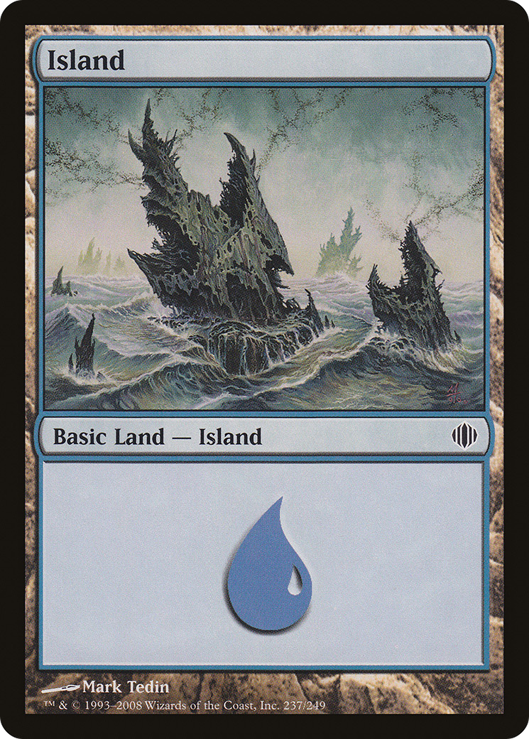 Island (237) (ALA-237) - Shards of Alara Foil