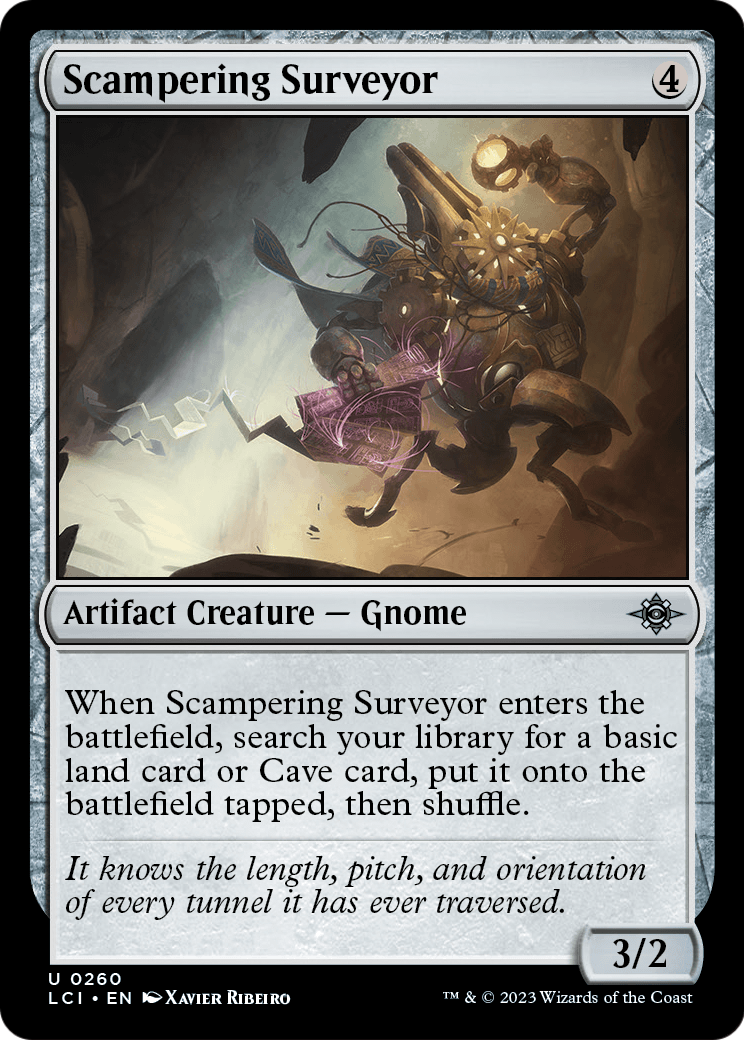 Scampering Surveyor (LCI-260) - The Lost Caverns of Ixalan Foil