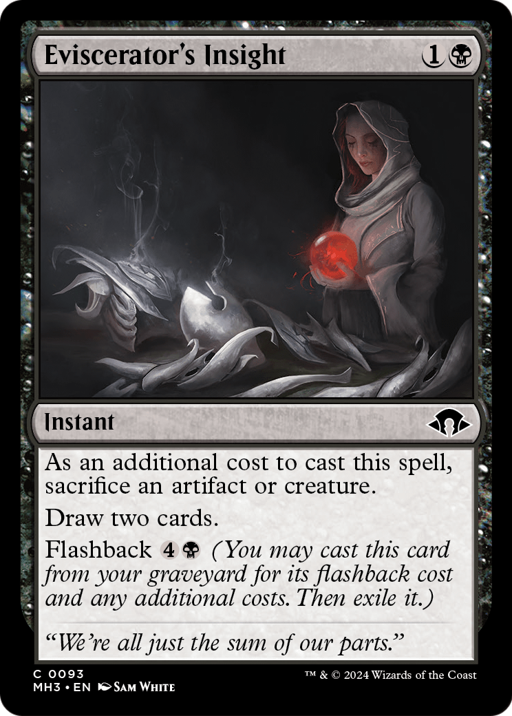 Eviscerator's Insight (MH3-093) - Modern Horizons 3 Foil