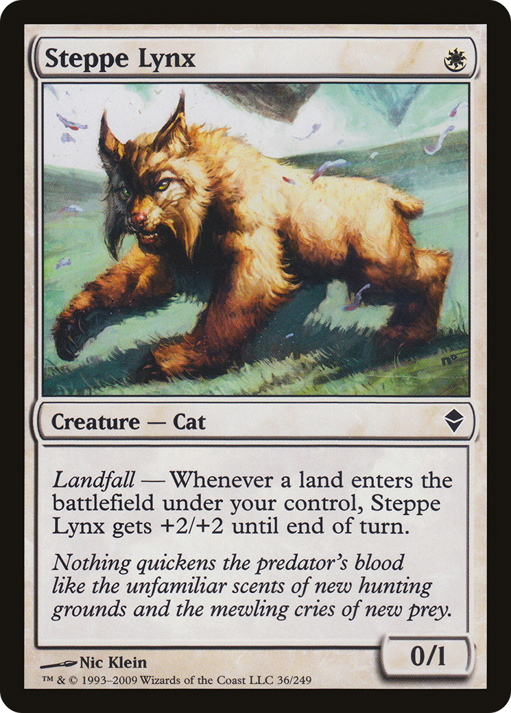 Steppe Lynx (ZEN-036) - Zendikar