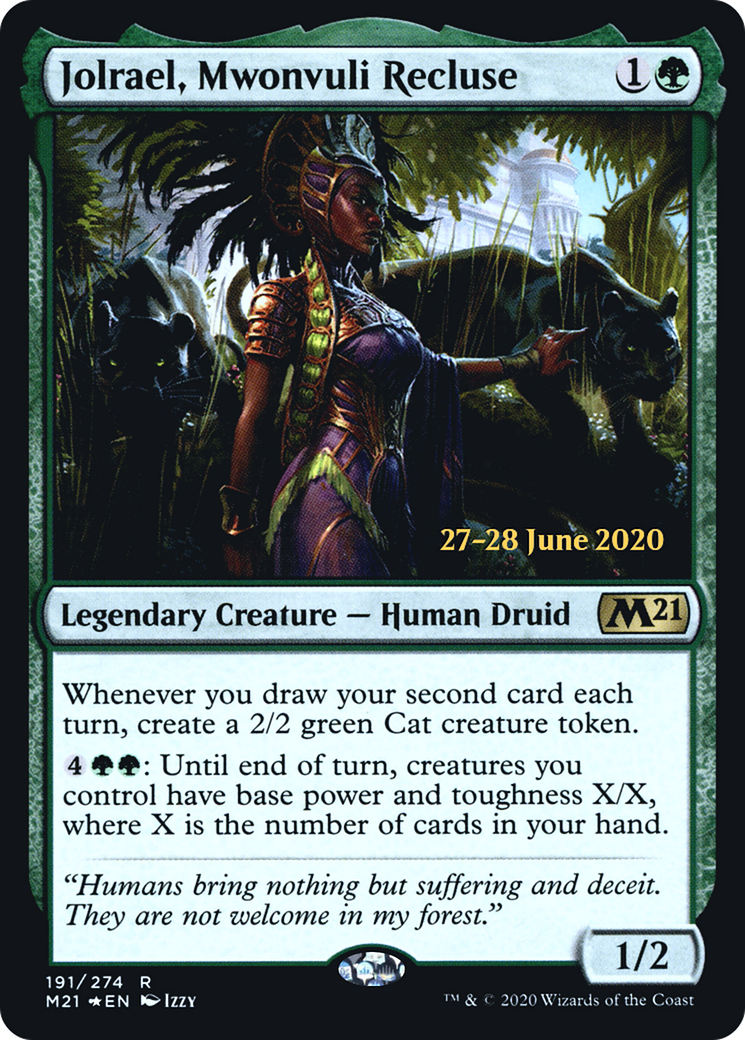 Jolrael, Mwonvuli Recluse (PRE-191) - Core Set 2021 Promos Foil