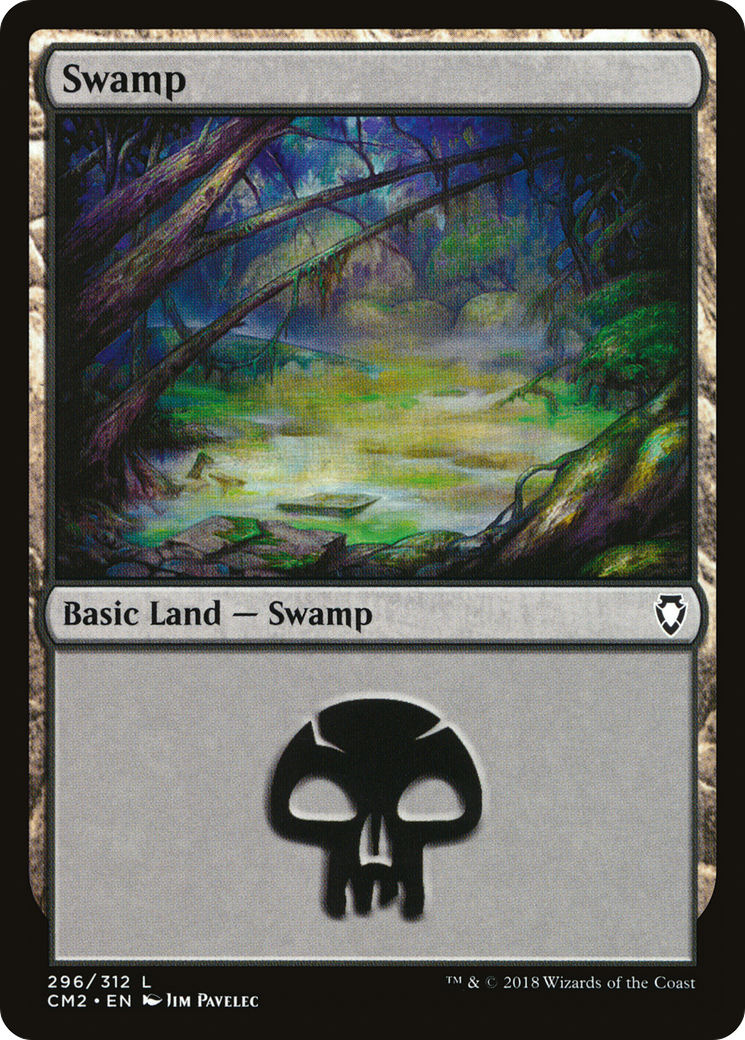 Swamp (296) (CM2-296) - Commander Anthology Volume II