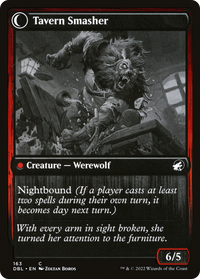 Tavern Ruffian (DBL-163) - Innistrad: Double Feature: (Double Faced Transform) Foil