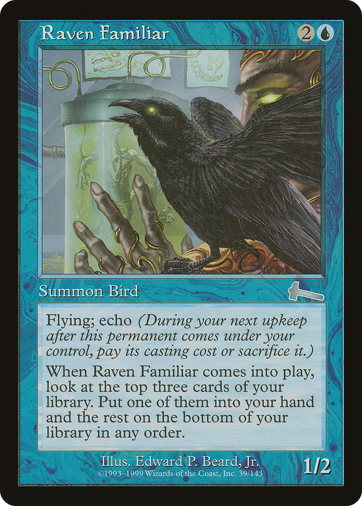Raven Familiar (ULG-039) - Urza's Legacy Foil