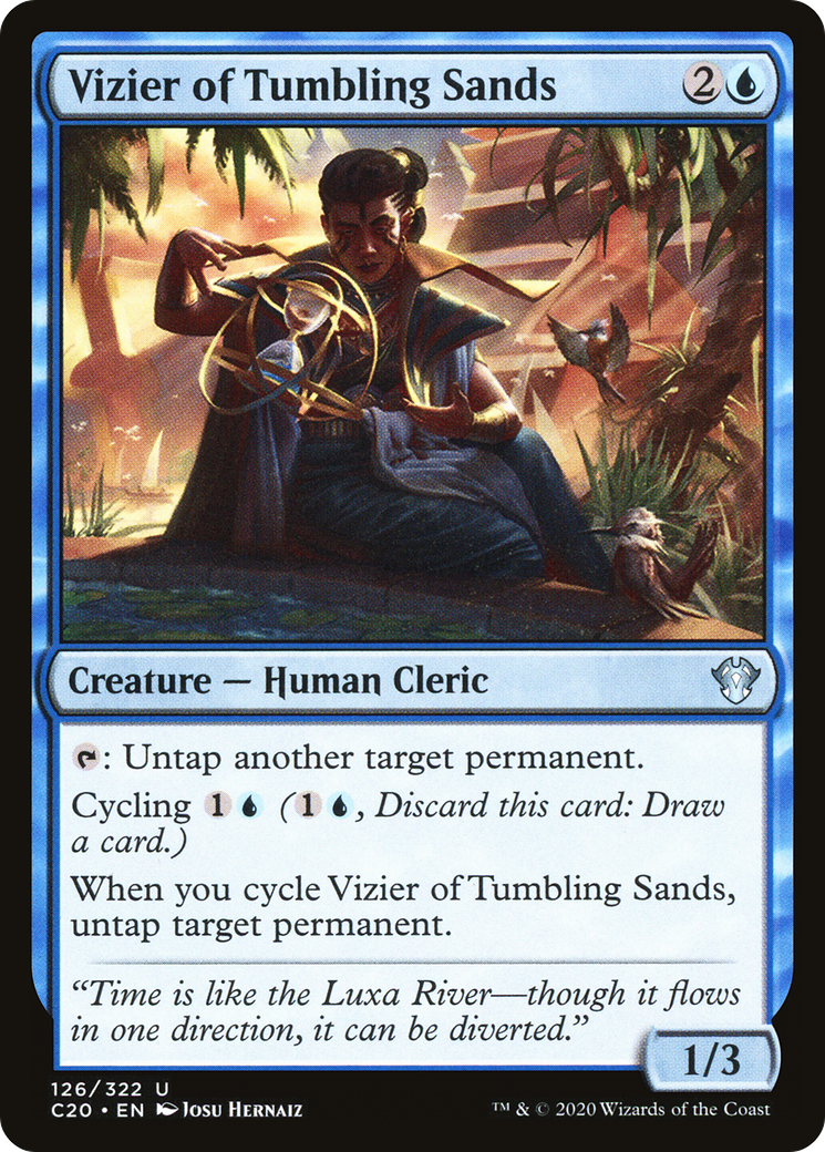 Vizier of Tumbling Sands (C20-126) - Commander 2020