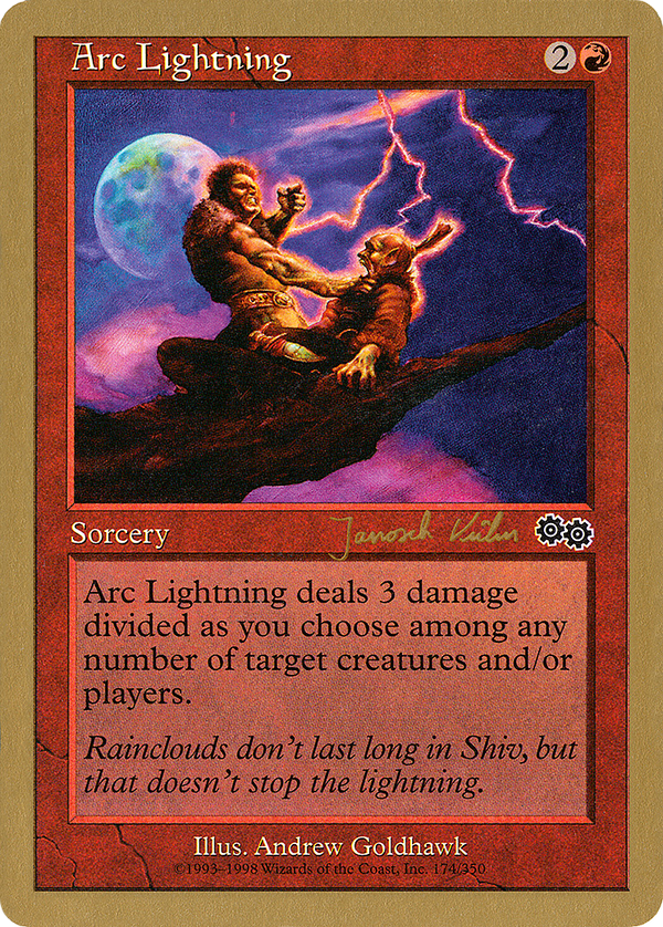 Arc Lightning - 2000 Janosch Kuhn (USG) (WCD-) - World Championship Decks 2000