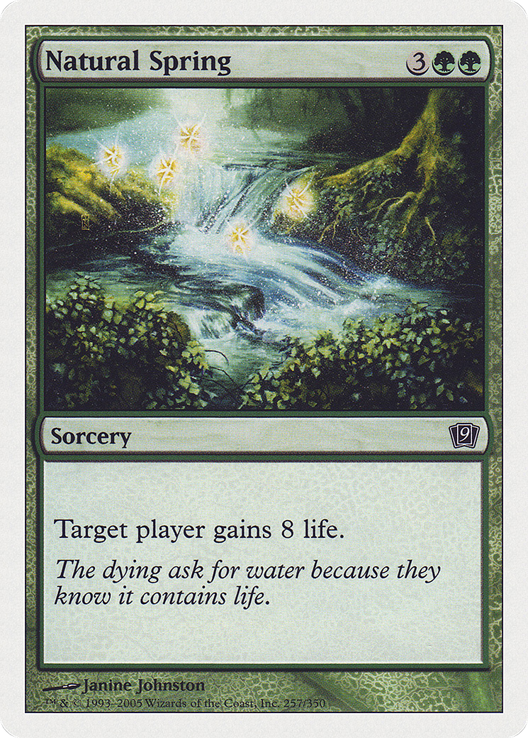 Natural Spring (9ED-257) - 9th Edition Foil