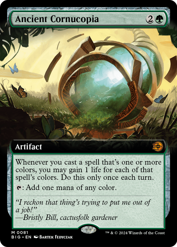 Ancient Cornucopia (Extended Art) (BIG-081) - The Big Score: (Extended Art) Foil