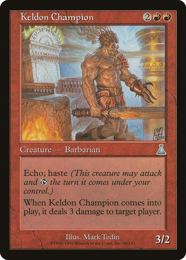 Keldon Champion (UDS-090) - Urza's Destiny