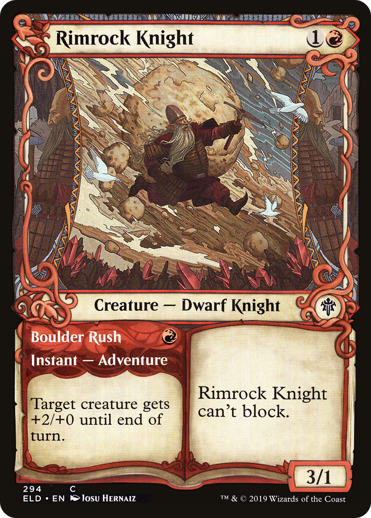 Rimrock Knight (Showcase) (ELD-294) - Throne of Eldraine: (Showcase) Foil