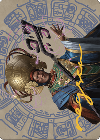 Akal Pakal, First Among Equals // Akal Pakal, First Among Equals (ALCI-046) - The Lost Caverns of Ixalan Art Series (Borderless) Foil