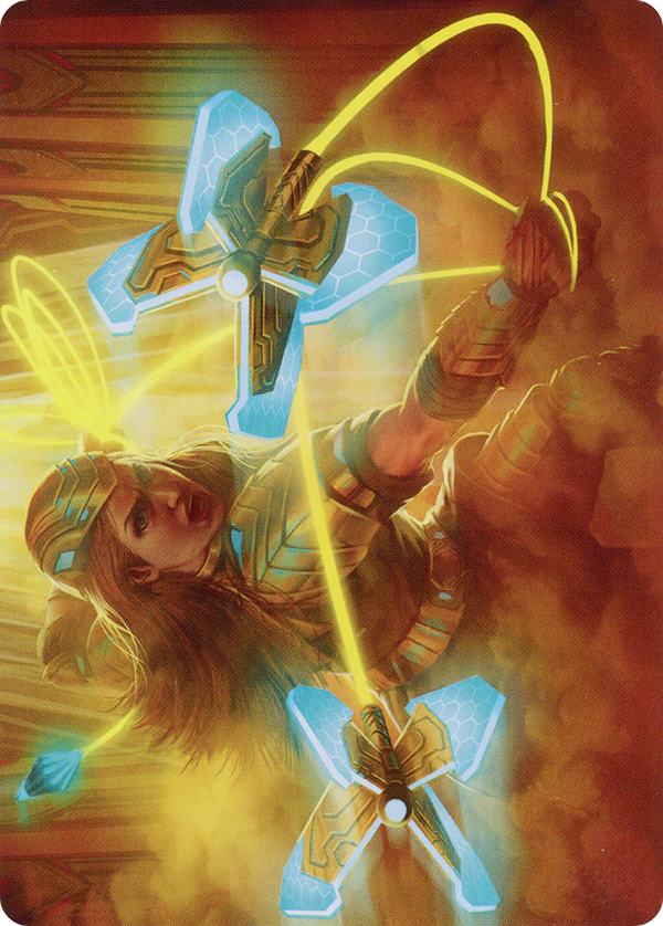 Bladehold War-Whip // Bladehold War-Whip (AONE-046) - Phyrexia: All Will Be One Art Series (Borderless)