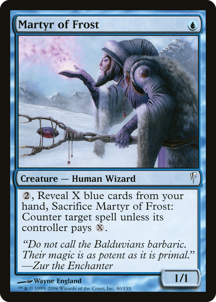 Martyr of Frost (CSP-040) - Coldsnap