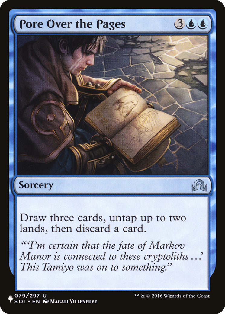 Pore Over the Pages (LIST-079/297) - The List