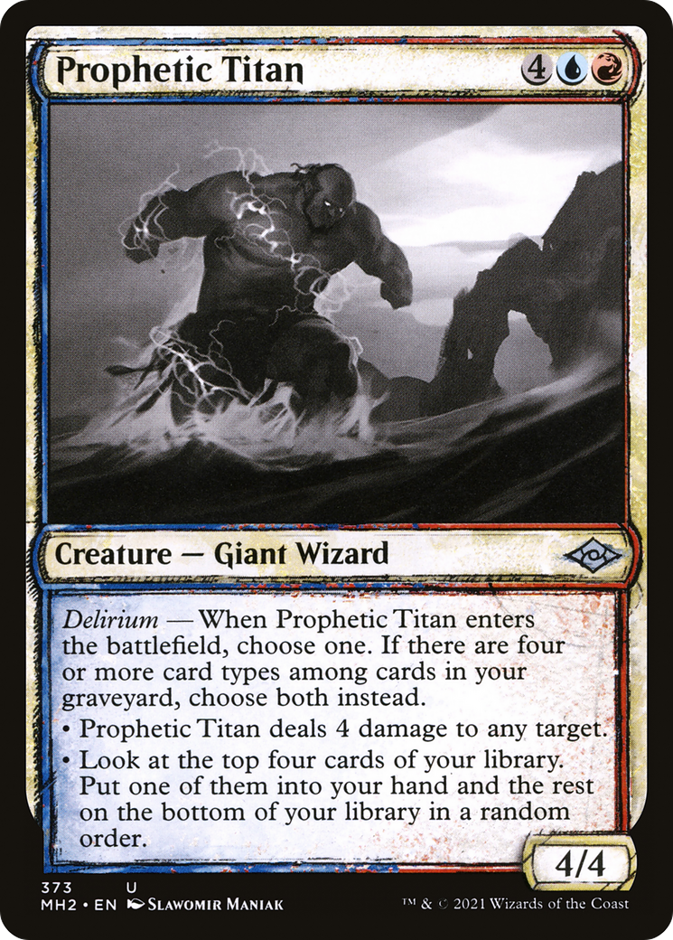 Prophetic Titan (Showcase) (MH2-373) - Modern Horizons 2: (Showcase)