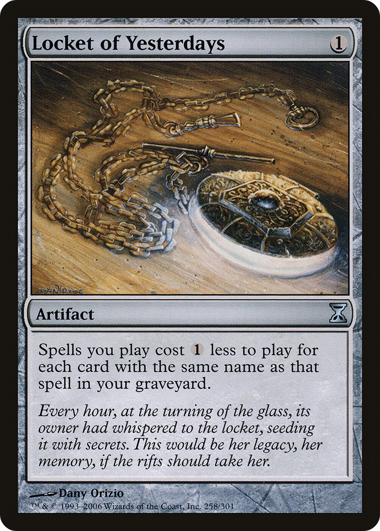 Locket of Yesterdays (TSP-258) - Time Spiral