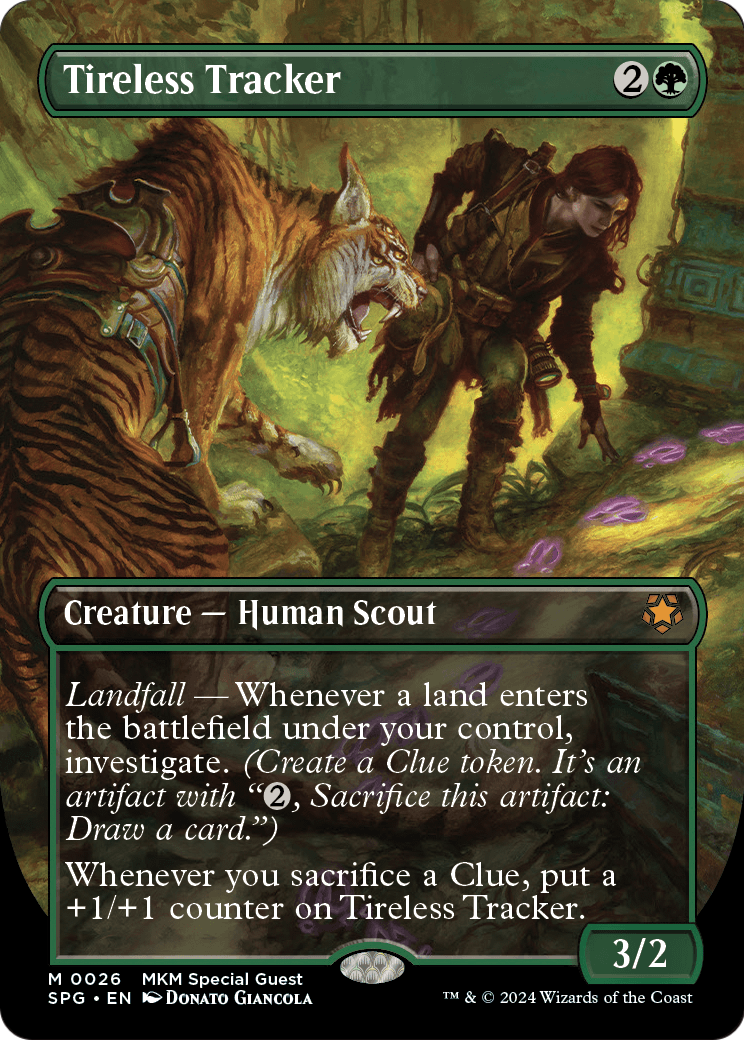 Tireless Tracker (Borderless) (SPG-026) - Special Guests Foil