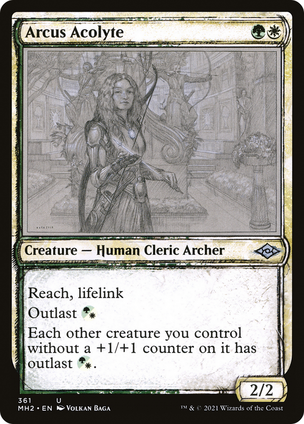 Arcus Acolyte (Showcase) (MH2-361) - Modern Horizons 2: (Showcase) Foil