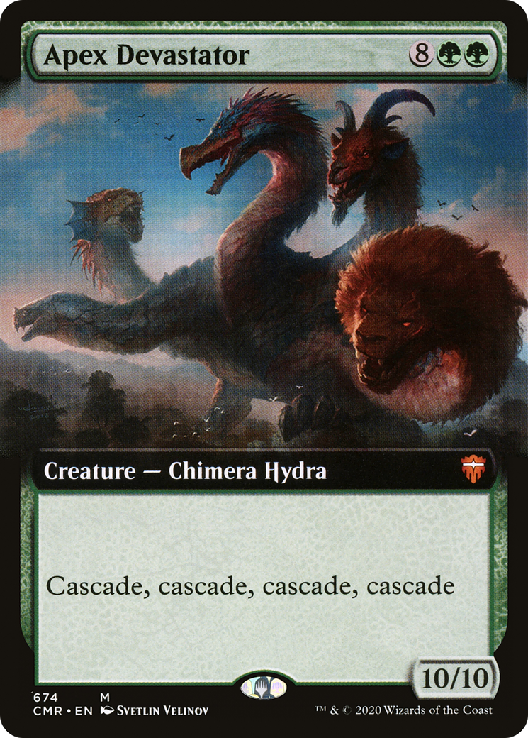 Apex Devastator (Extended Art) (CMR-674) - Commander Legends: (Extended Art) Foil
