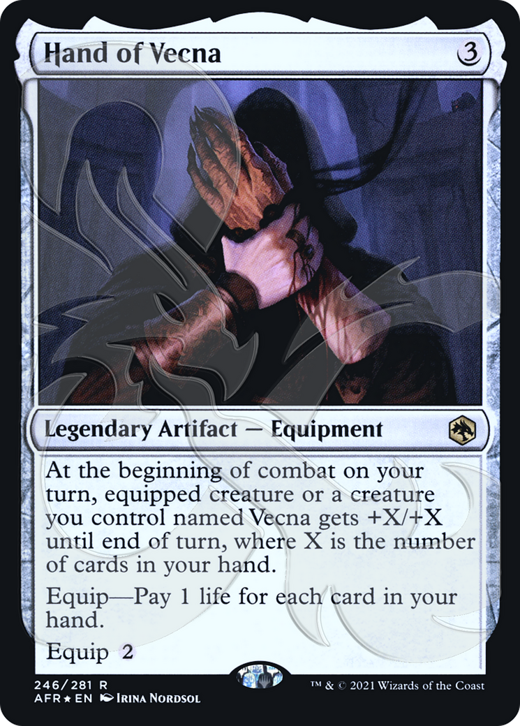Hand of Vecna (AFR&-246) - Adventures in the Forgotten Realms Promos Foil