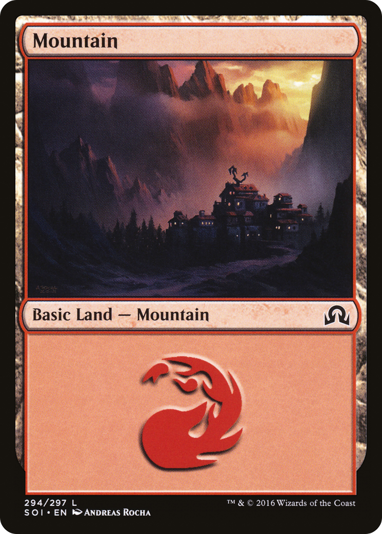 Mountain (294) (SOI-294) - Shadows over Innistrad Foil