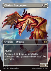 Clarion Conqueror (Borderless) (TDM-377) - Tarkir: Dragonstorm