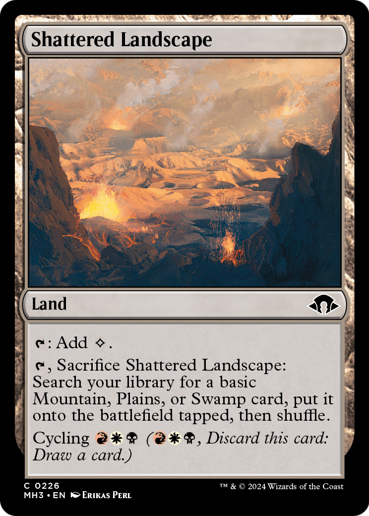 Shattered Landscape (MH3-226) - Modern Horizons 3 Foil