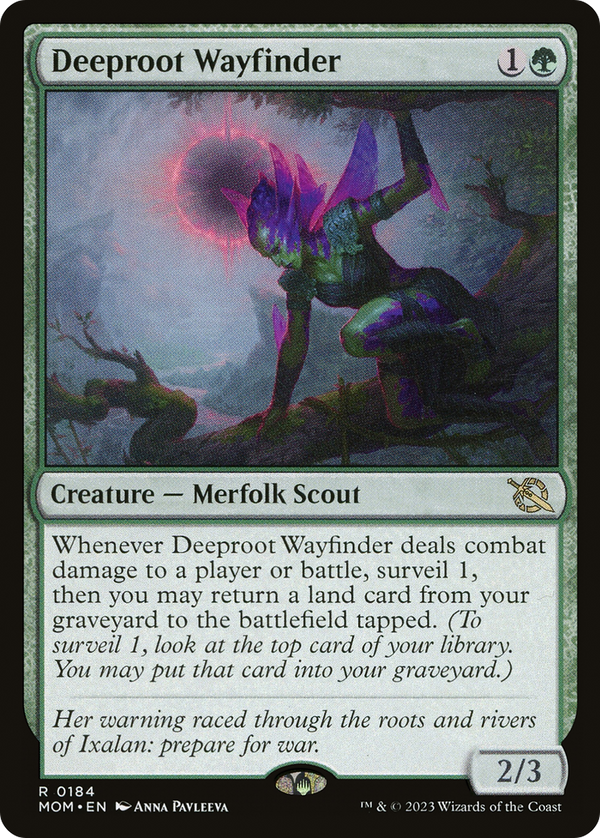 Deeproot Wayfinder (MOM-184) - March of the Machine Foil