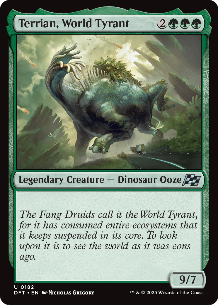 Terrian, World Tyrant (DFT-182) - Aetherdrift Foil