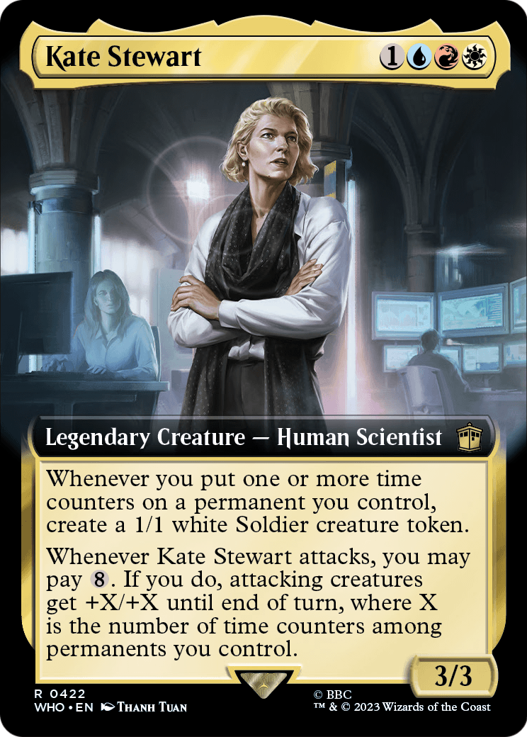 Kate Stewart (Extended Art) (WHO-422) - Doctor Who: (Extended Art) Foil
