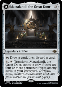 Matzalantli, the Great Door (LCI-256) - The Lost Caverns of Ixalan Foil