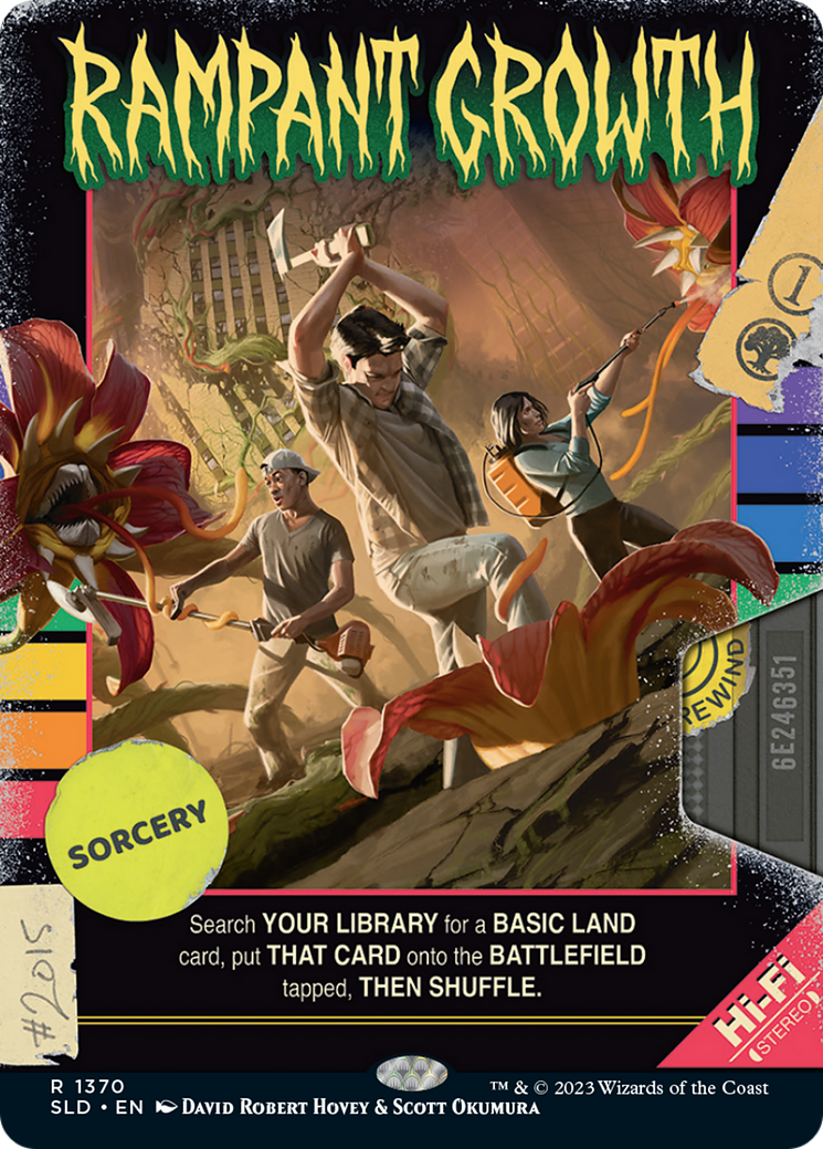 Rampant Growth (SLD-1370) - Secret Lair Drop: (Full Art) (Borderless) Foil