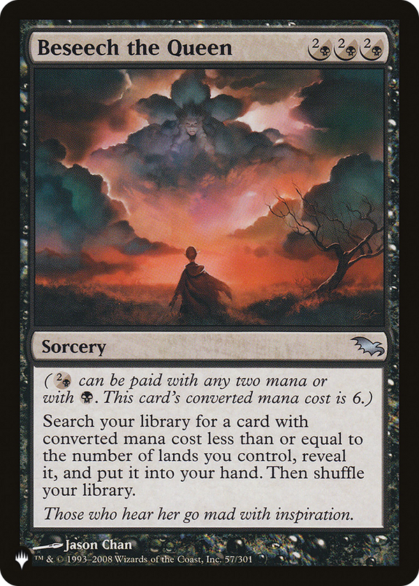 Beseech the Queen (LIST-57/301) - The List