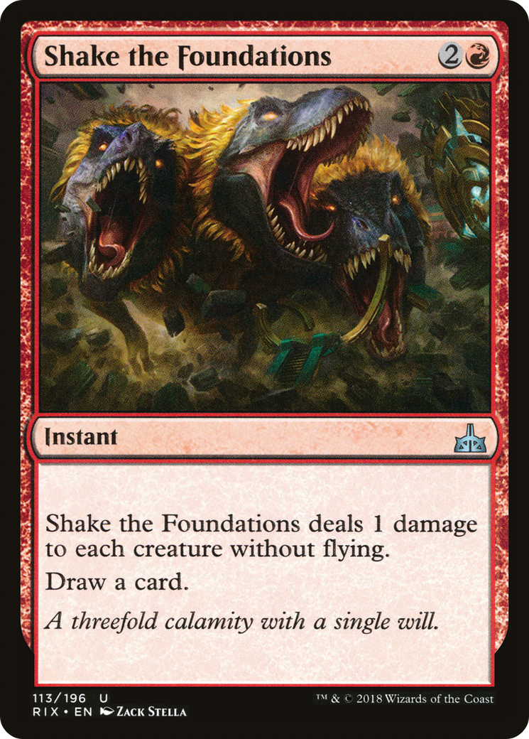Shake the Foundations (RIX-113) - Rivals of Ixalan