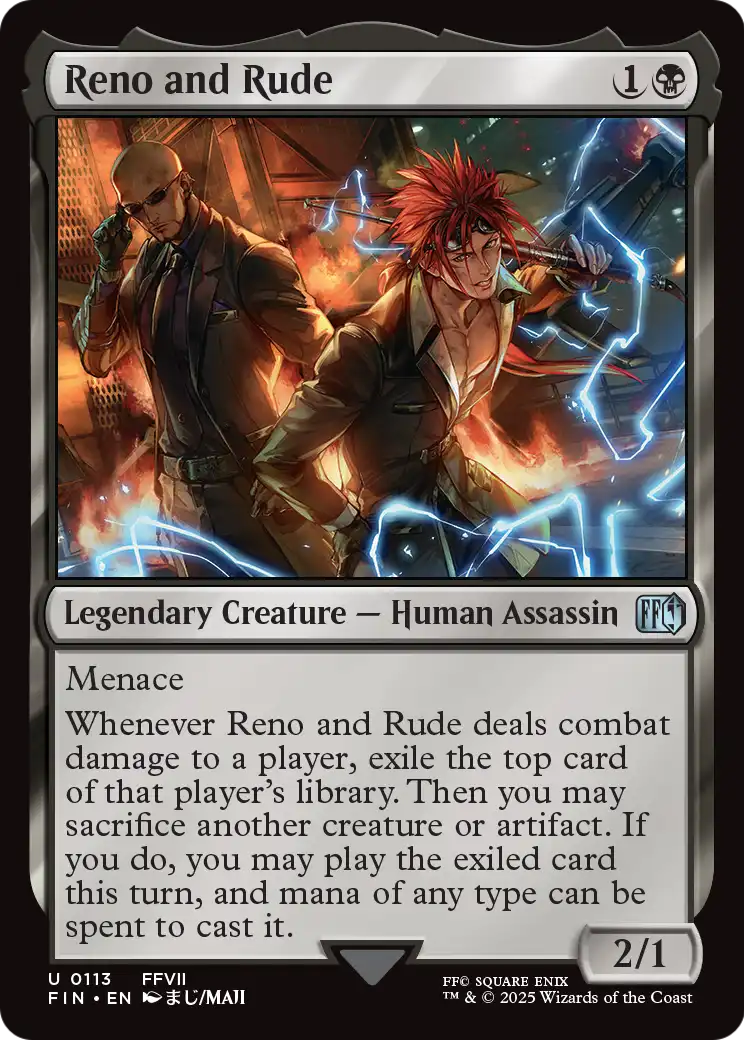 Reno and Rude (FIN-113) - FINAL FANTASY