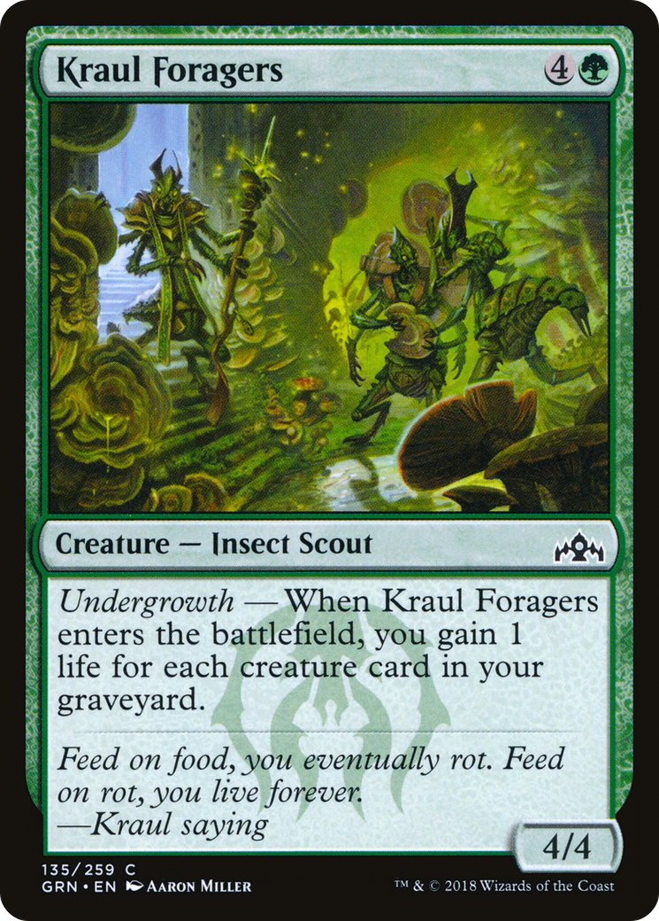 Kraul Foragers (GRN-135) - Guilds of Ravnica Foil