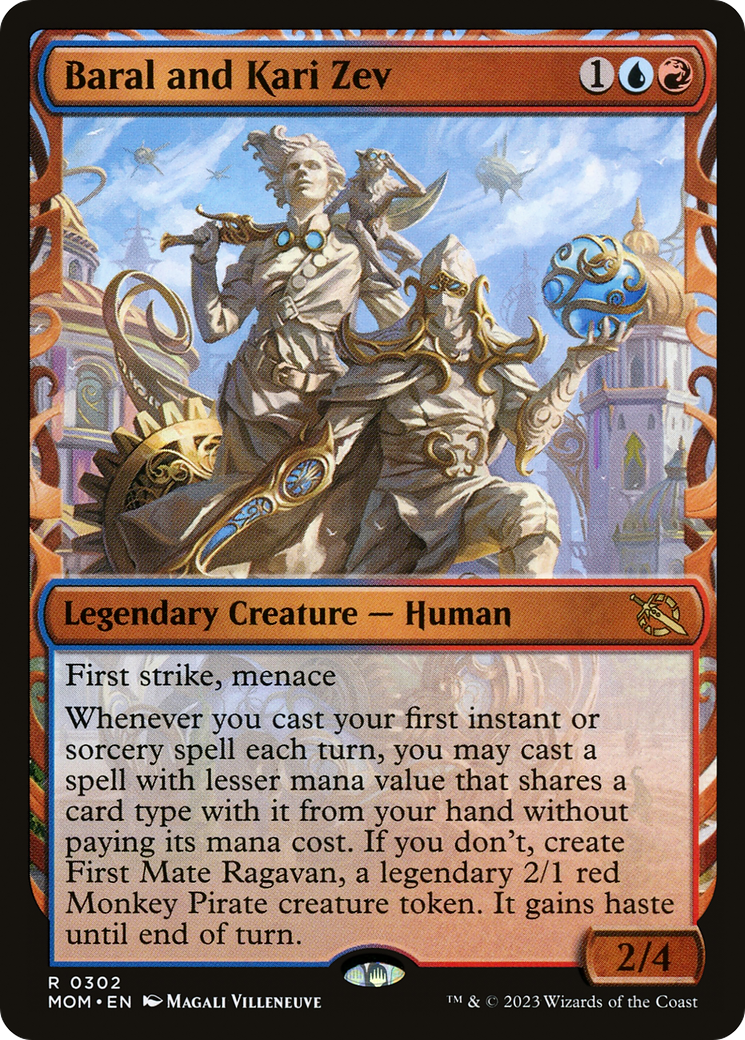 Baral and Kari Zev (Showcase) (MOM-302) - March of the Machine: (Showcase)