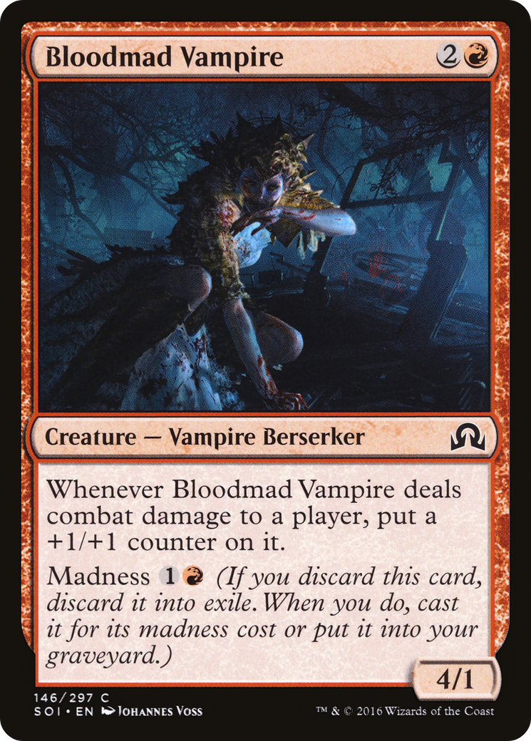 Bloodmad Vampire (SOI-146) - Shadows over Innistrad Foil