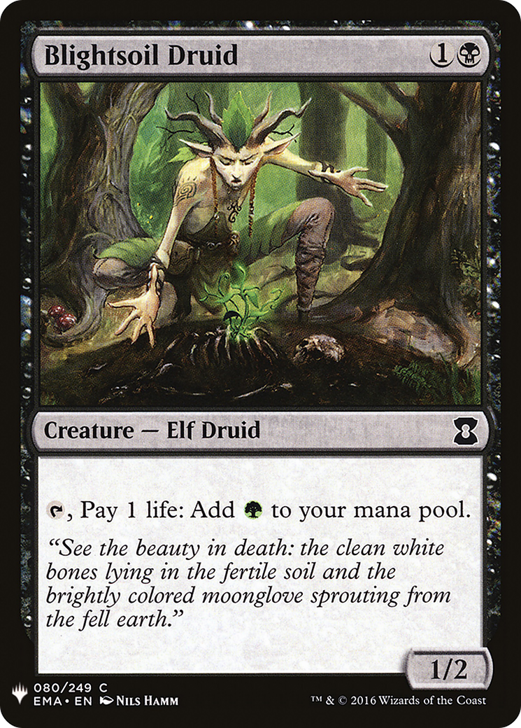 Blightsoil Druid (LIST-080) - The List