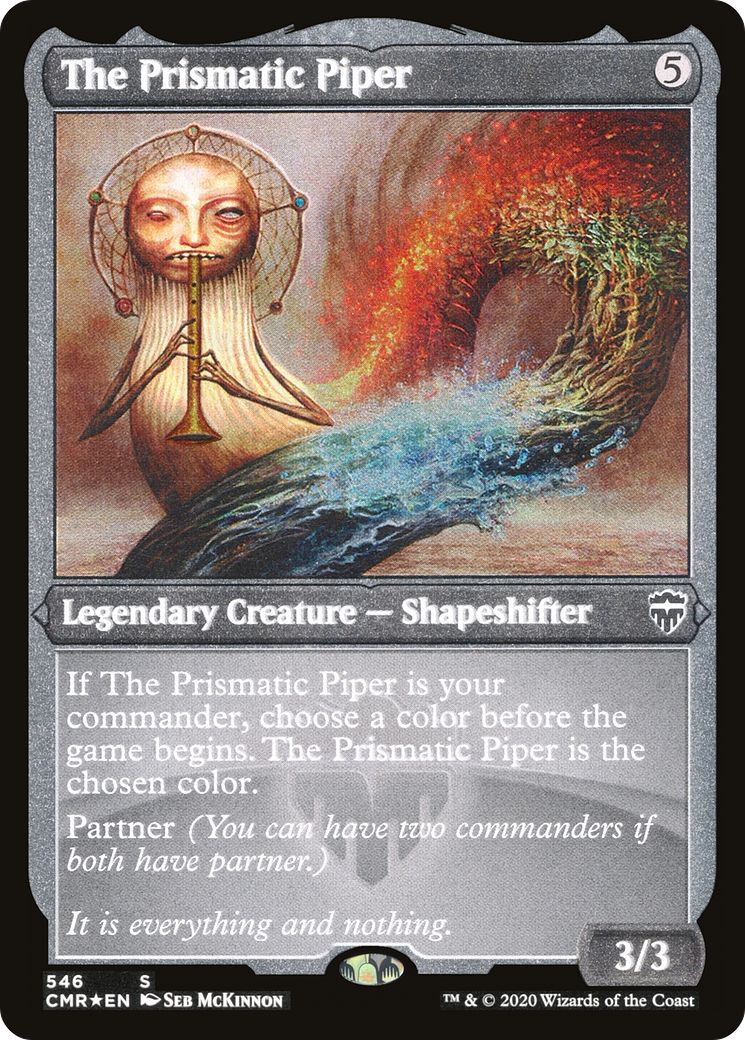 The Prismatic Piper (Foil Etched) (CMR-546) - Commander Legends Foil