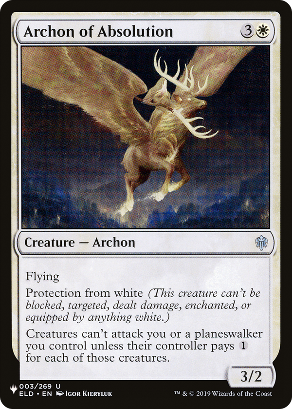Archon of Absolution (LIST-003/269) - The List