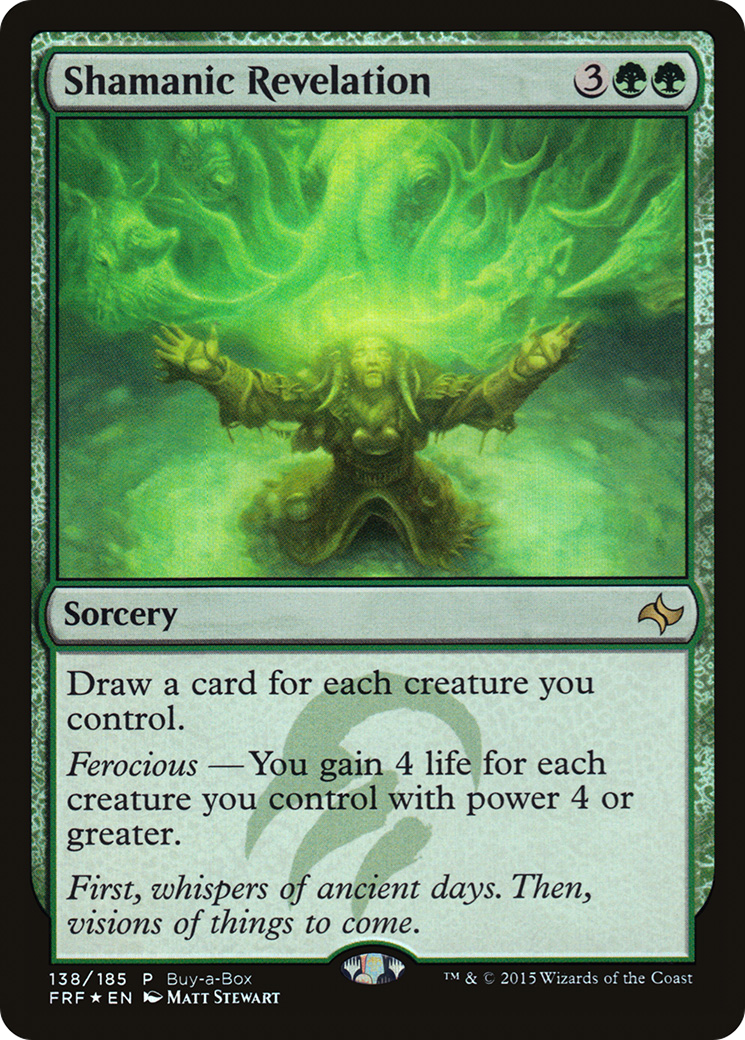 Shamanic Revelation (BABP-138) - Fate Reforged Promos Foil