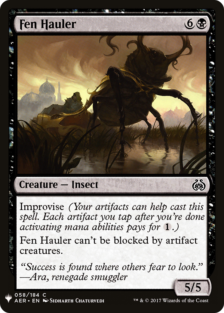 Fen Hauler (LIST-058) - The List