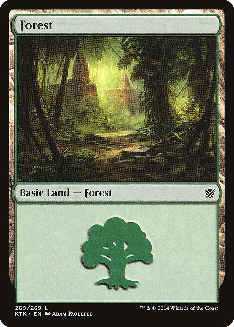 Forest (269) (KTK-269) - Khans of Tarkir Foil