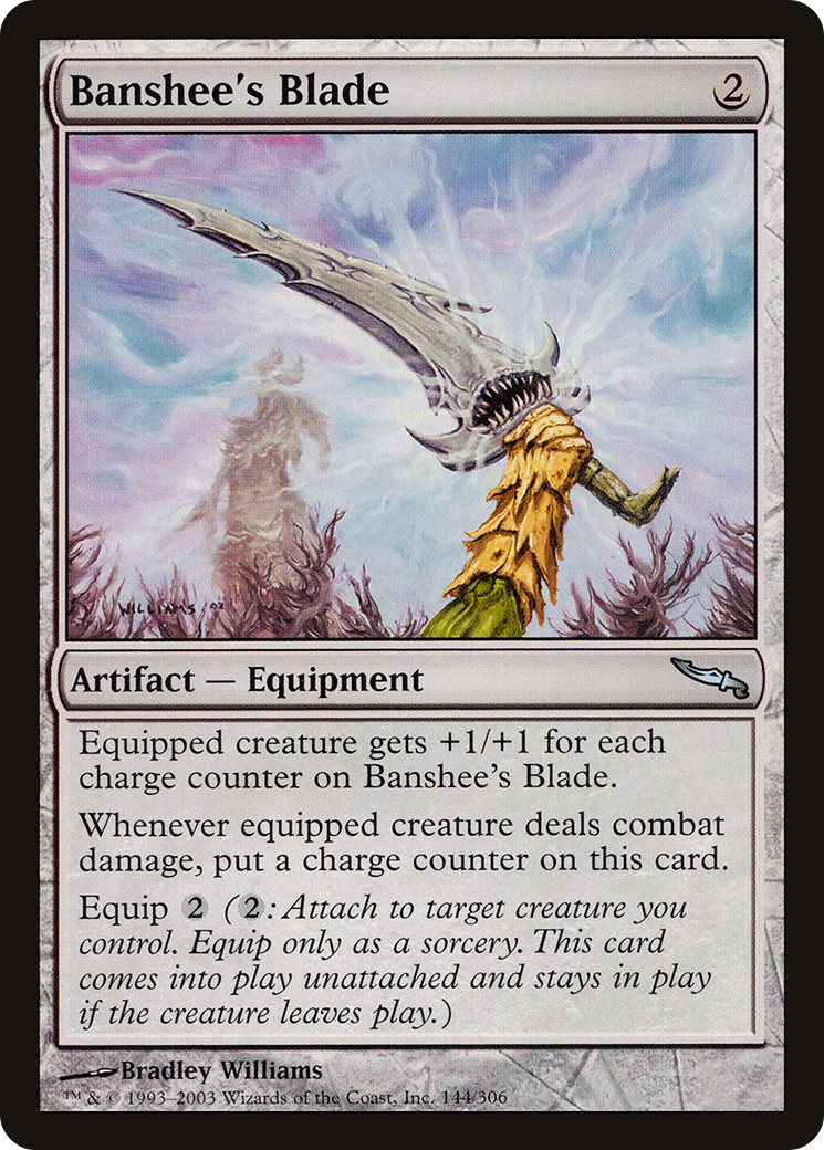 Banshee's Blade (MRD-144) - Mirrodin Foil