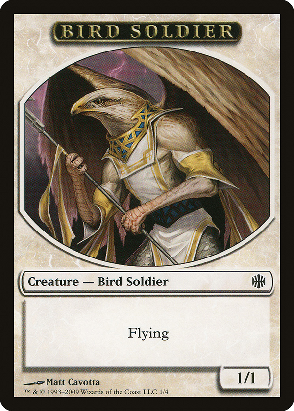 Bird Soldier Token (ARB-001) - Alara Reborn Tokens