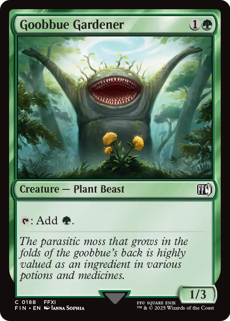 Goobbue Gardener (FIN-188) - FINAL FANTASY Foil