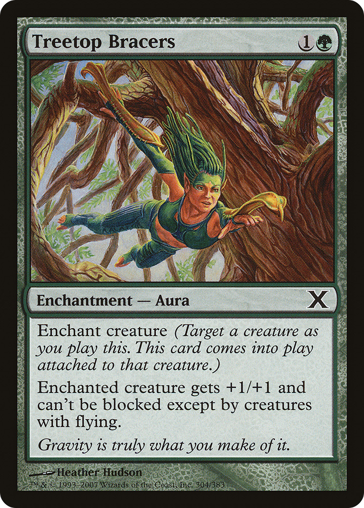 Treetop Bracers (10E-304) - Tenth Edition